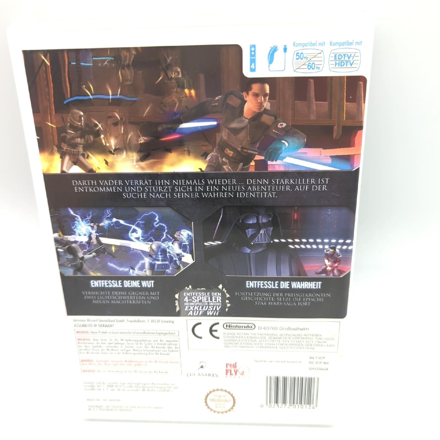 Nintendo Wii - Star Wars The Force Unleashed 2 Videospiel USK 12