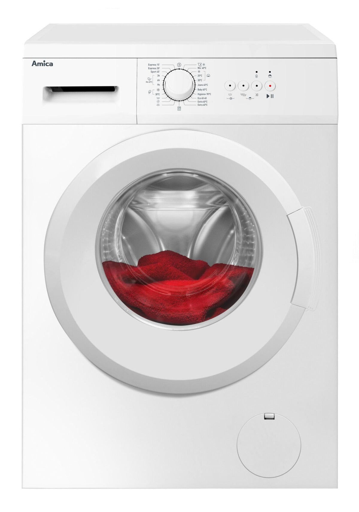 AMICA Waschmaschine WA461022/PPS61002W, 6 kg, weiß