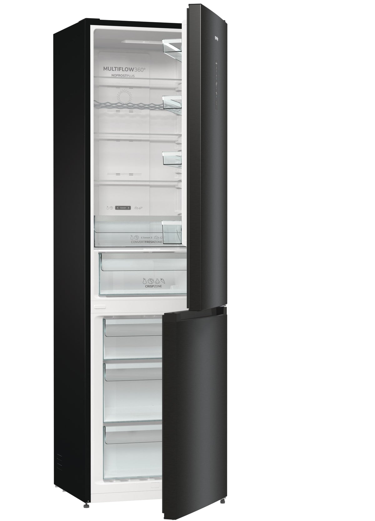 GORENJE Kühl-/Gefrierkombi NRK620B61BX4OT, 200 cm, schwarz