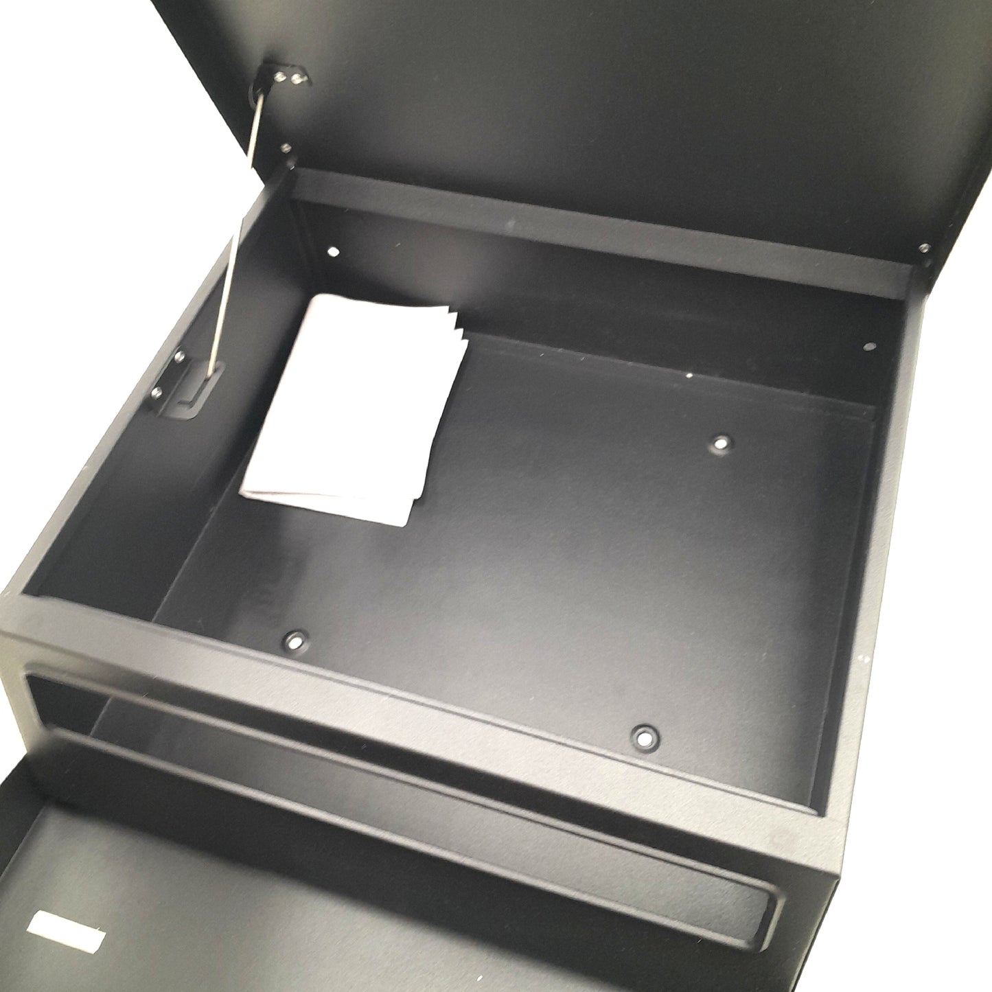 Briefkasten Quintus Edelstahl 14 5 x 39 5 x 48 cm Schloss Schlüssel