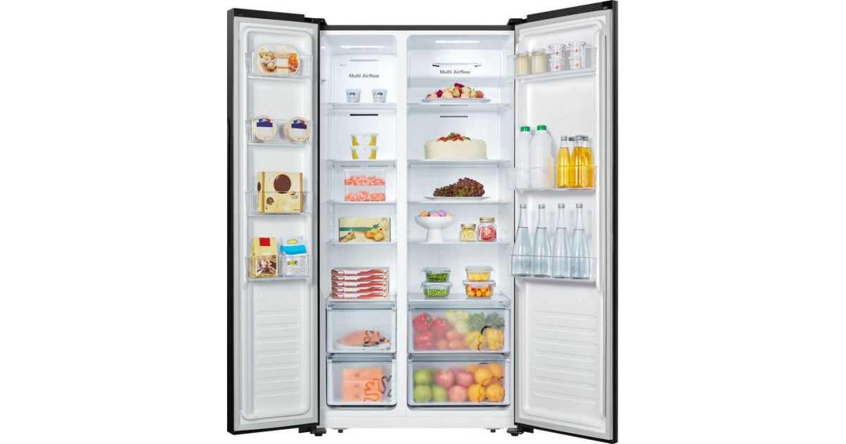 HISENSE Side-by-Side MS91518FC, 178,6 cm, schwarz