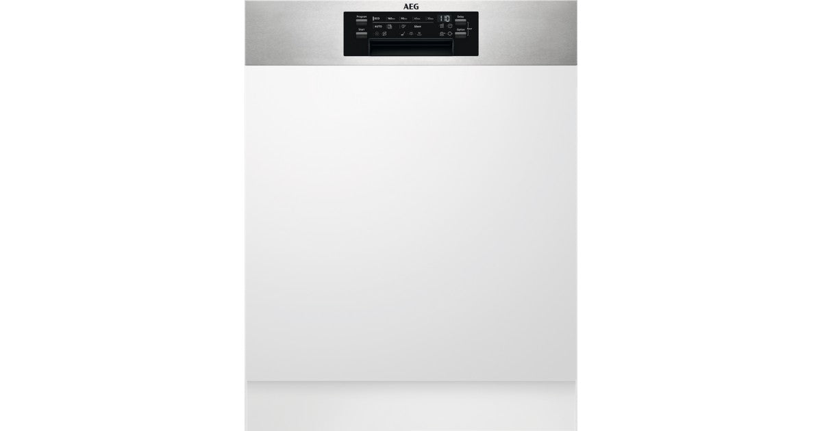 AEG teilintegr. Geschirrspüler 5000 FES7672APM 60 cm, edelstahl