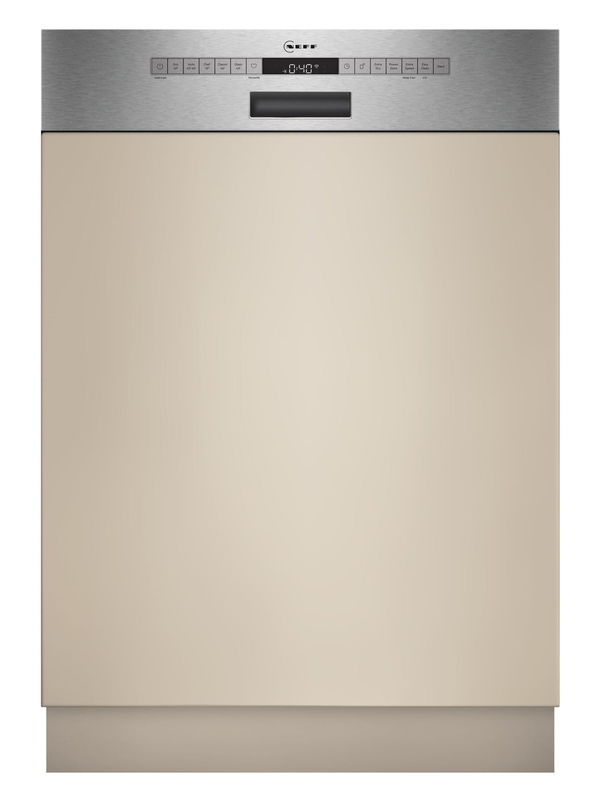 NEFF teilintegr. Geschirrspüler S145EAS16E, 59,8 cm, edelstahl