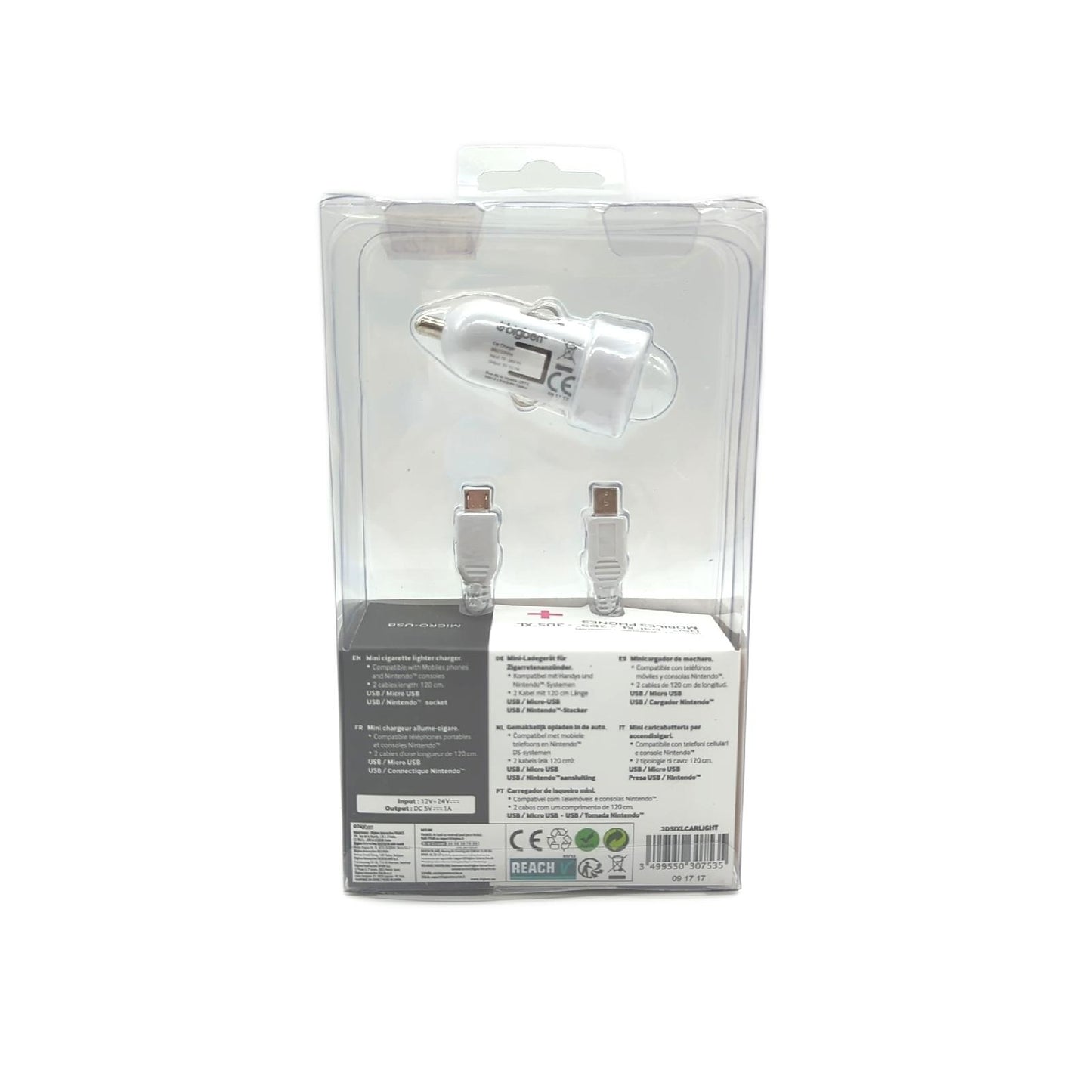 Nintendo Adapter Ladekabel Zubehör Nintendo 3DS XL DSi kompatibel robust leistungsstark