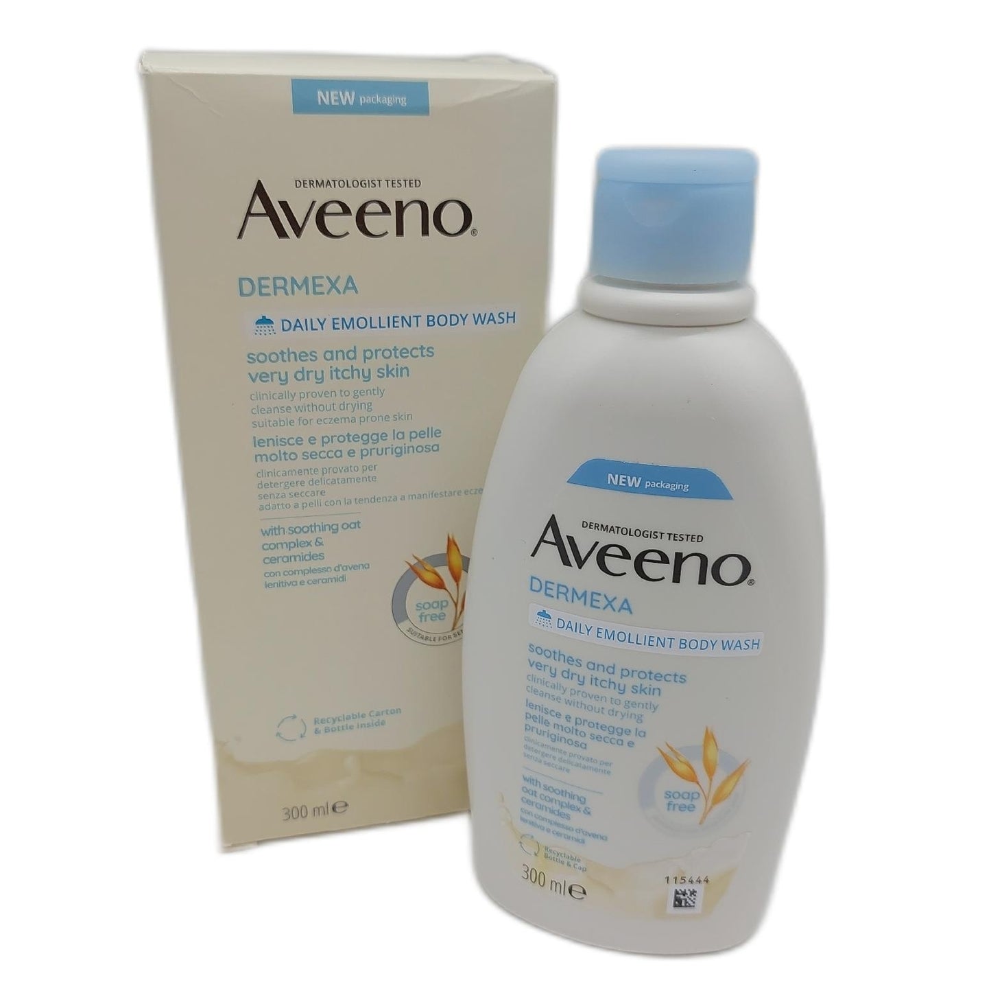 Aveeno Dermexa Daily Emollient Duschgel Beruhigendes Duschgel ohne