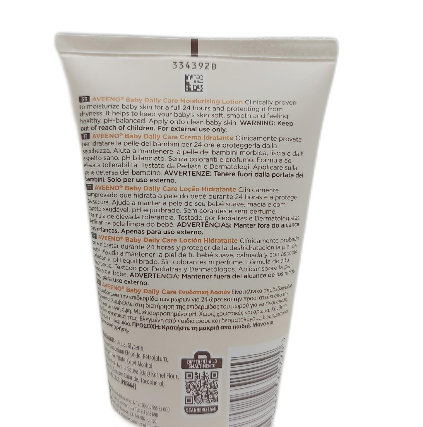 Aveeno Baby Feuchtigkeitsspendende Creme 150 ml Bath Bath & Shower