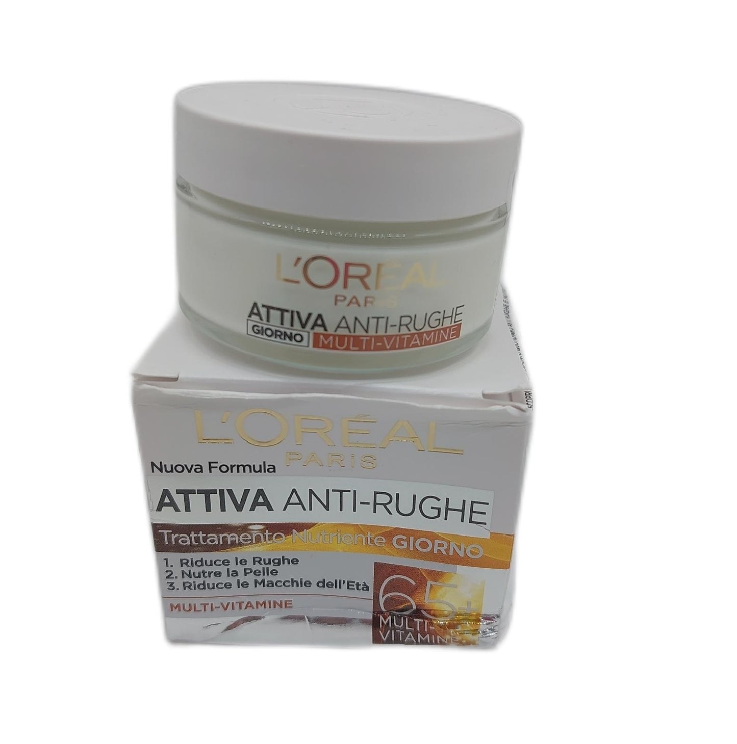 L Oréal Paris Gesichtscreme Gesichtspflege Active Anti Wrinkle Tag und Nacht Stärkung
