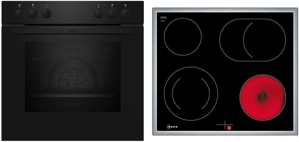 NEFF Elektro-Herd-Set EX1B0 60 cm, schwarz
