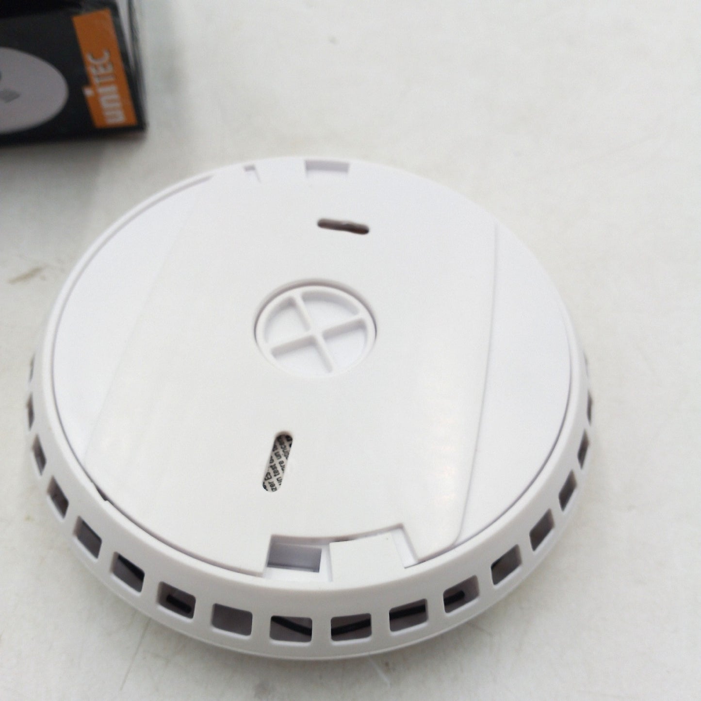 Funkrauchwarnmelder Sicherheitsgerät Rauchwarnsystem Durchmesser 12 cm Batterielaufzeit