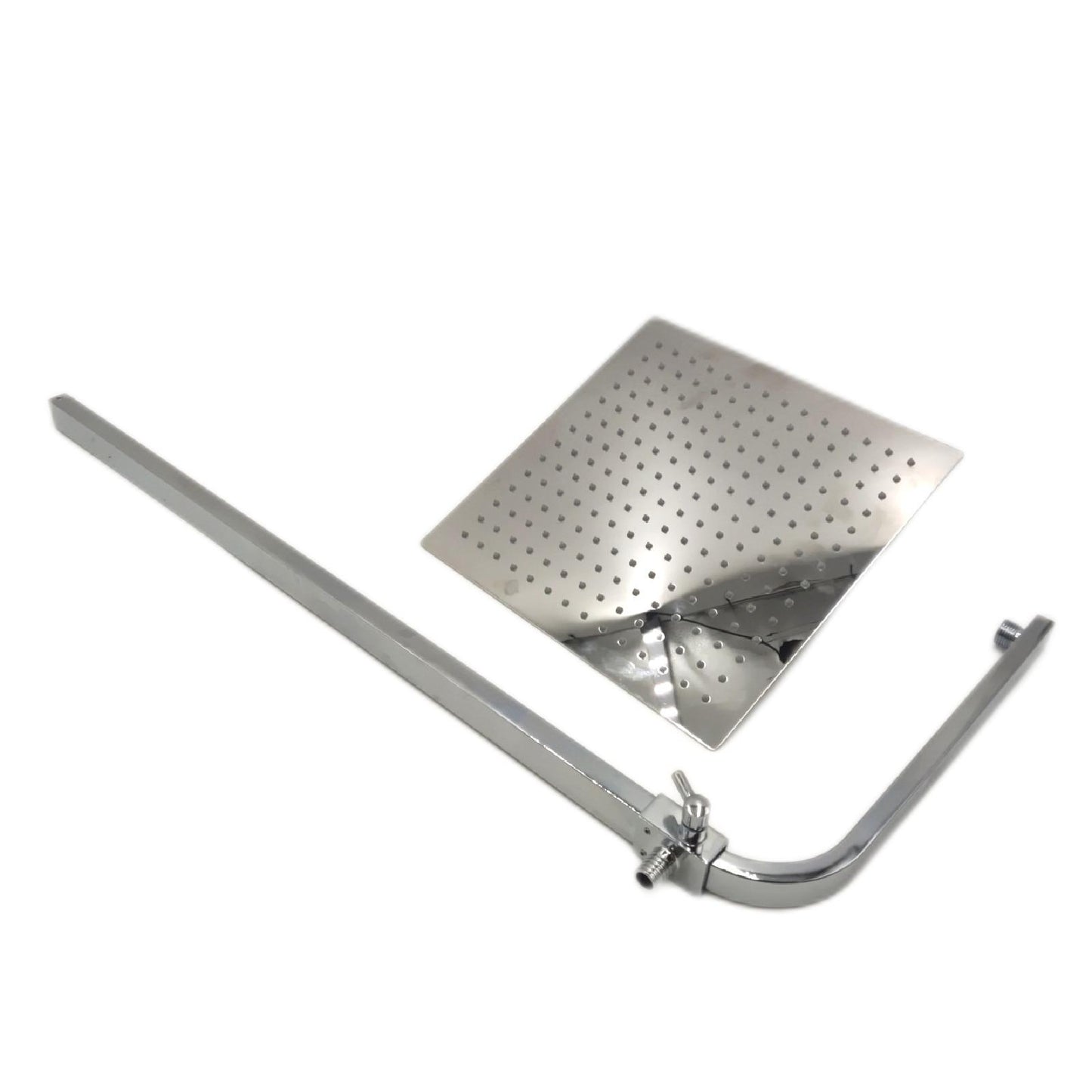 Camargue Überkopfbrausen-Set Manhattan (Lochabstand: 70 cm, Verchromt)