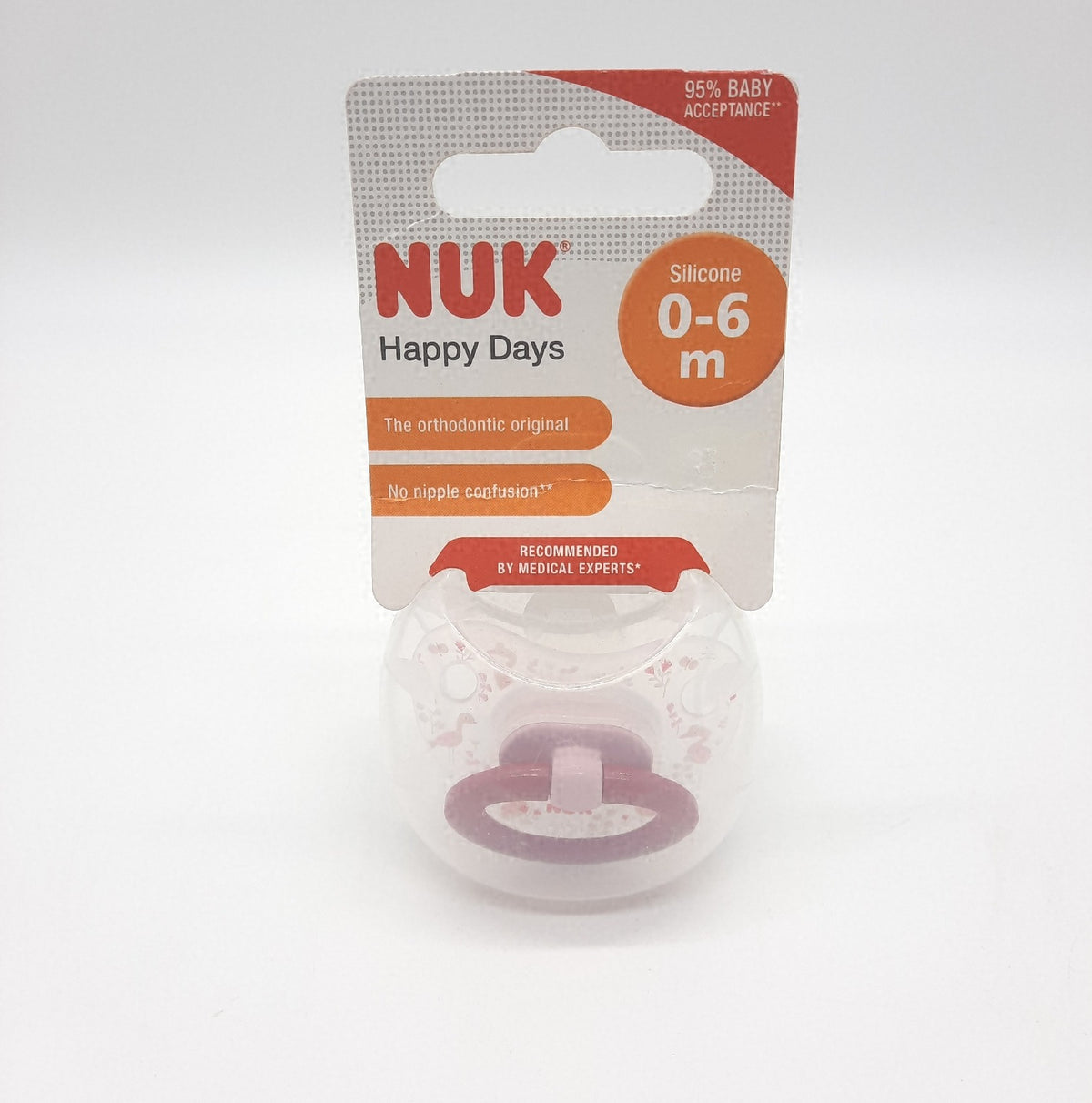 NUK Happy Days Schnuller Babys 0 bis 6 Monate aus Silikon beruhigungssauger Babyberuhiger