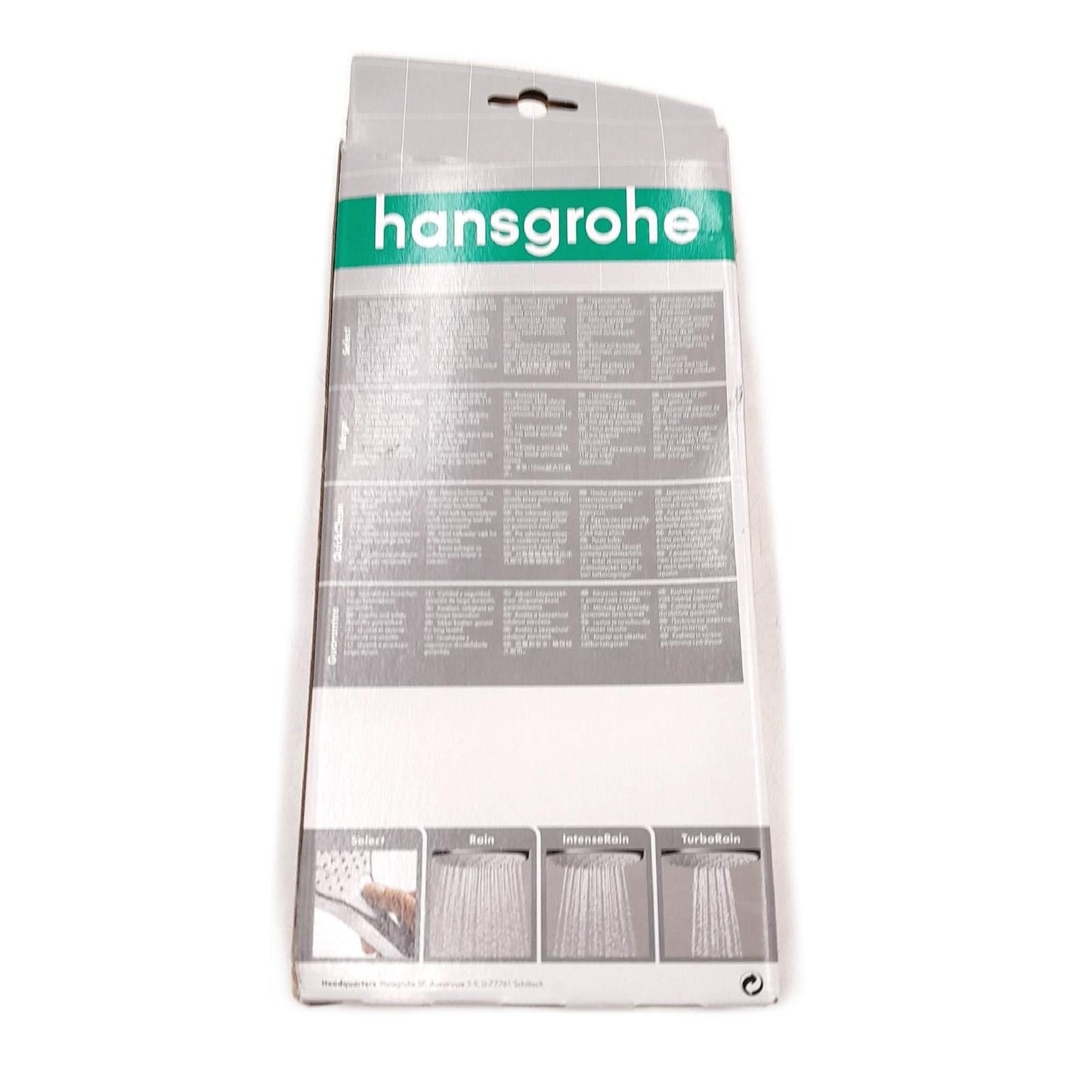 Hansgrohe Handbrause Badarmaturen My Select S Vario 3 Funktionen Durchmesser