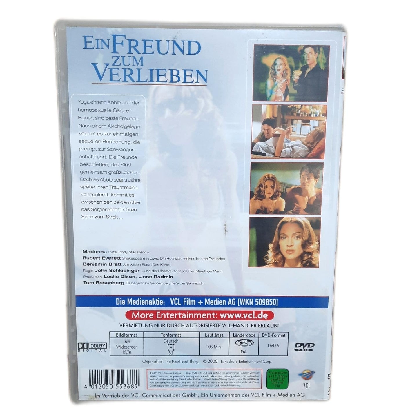 Ein Freund zum Verlieben, Madonna, Rupert Everett, Deutsch, FSK 12