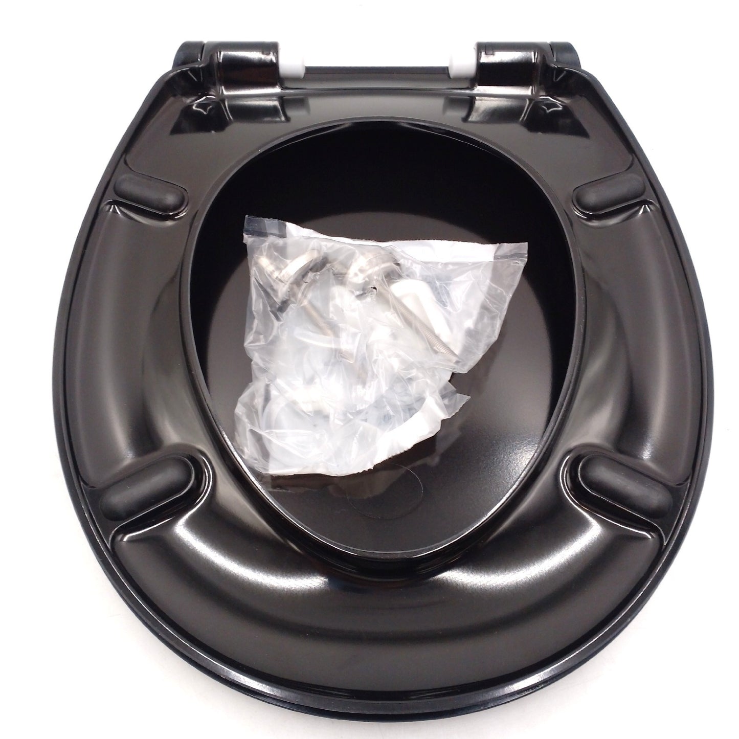 Poseidon WC Sitz Bad Sanitär Como Diamond Absenkautomatik Duroplast Schwarz