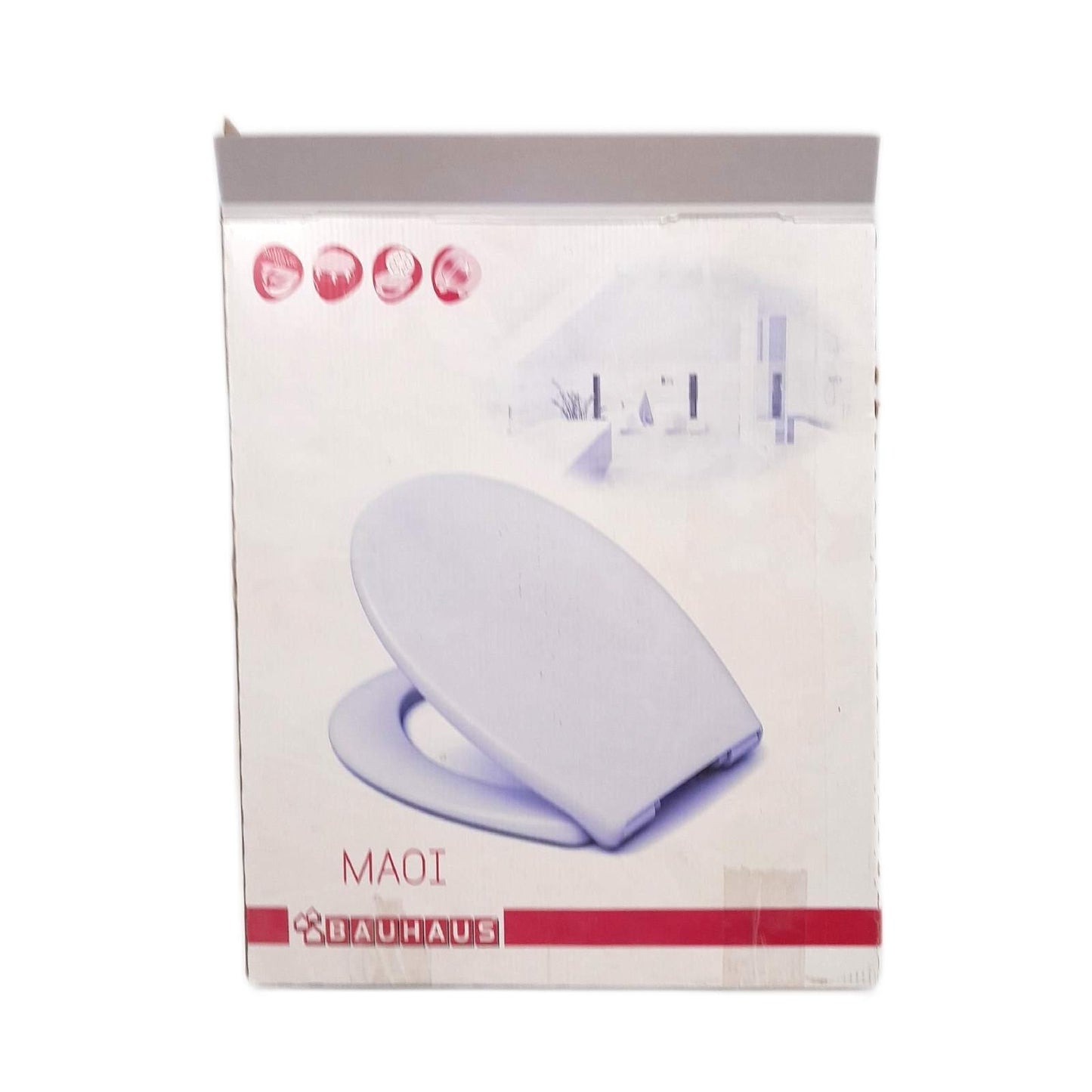 BAUHAUS WC-Sitz Maoi Mit Absenkautomatik, Kunststoff, Wei�