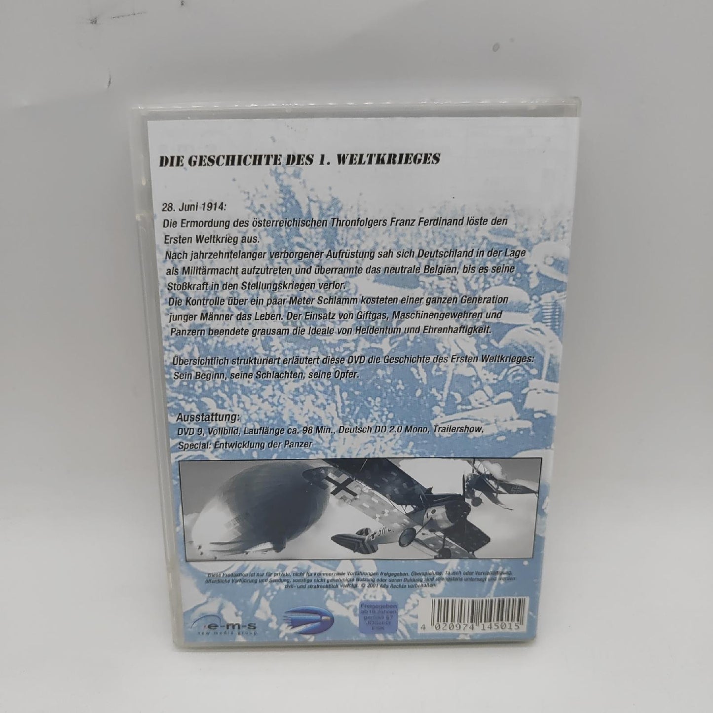 Die Geschichte des 1. Weltkrieges