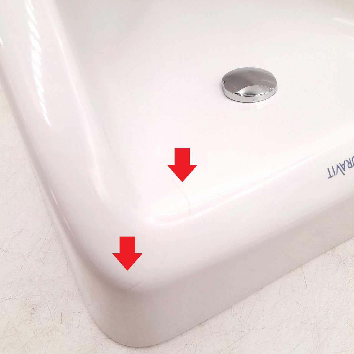 Duravit D Code Urinal unbeschichtet Zulauf hinten Absaugspuelung defekt R