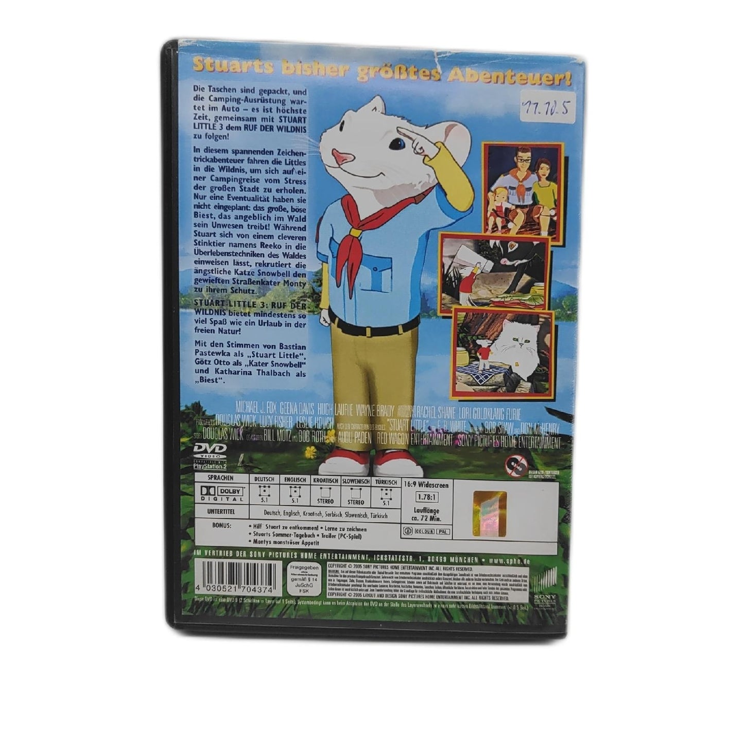 Stuart Little 3 - Ruf der Wildnis DVD