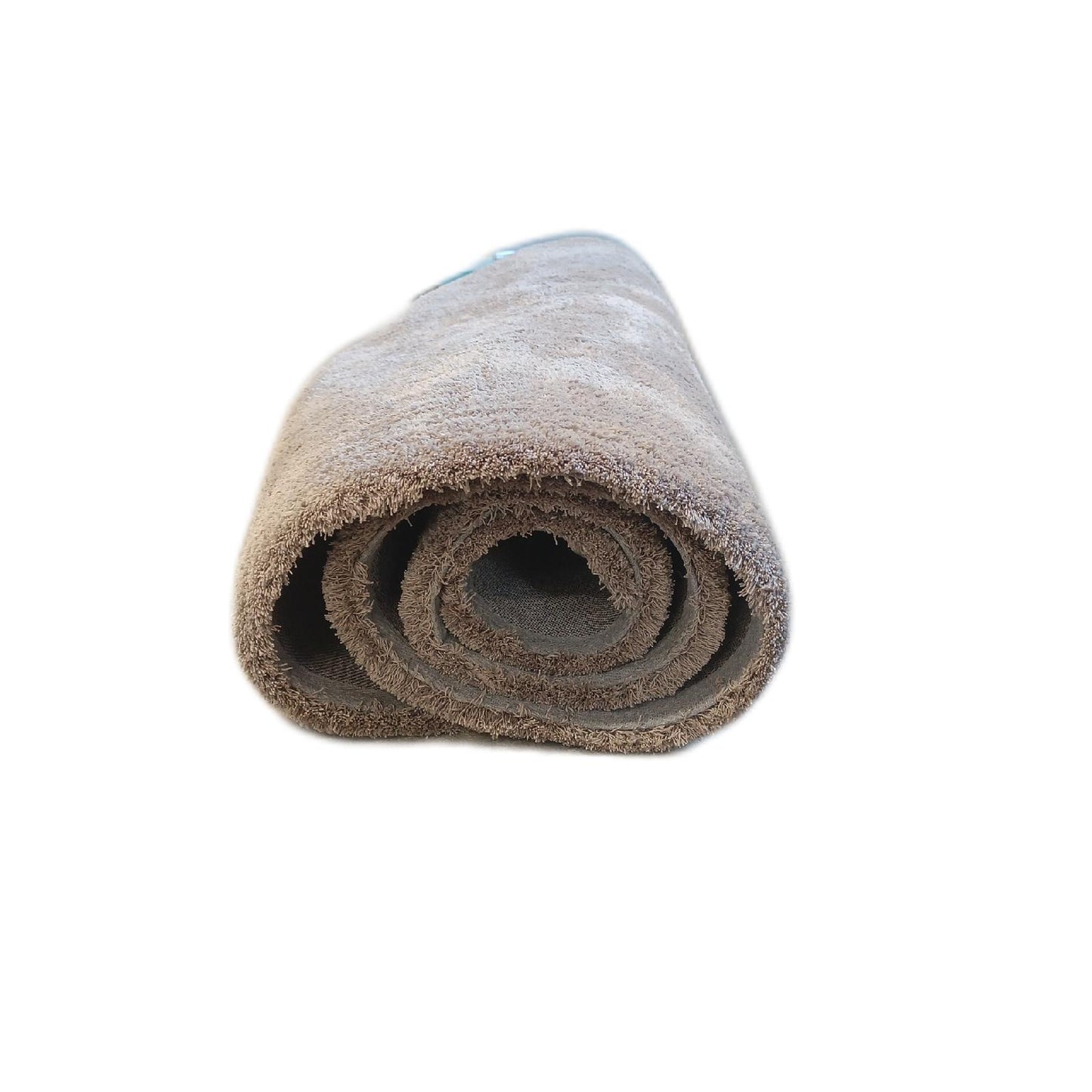 Super Soft Shaggy Teppich Teppiche 160x230 cm Platin Grau wohnzimmer elegant