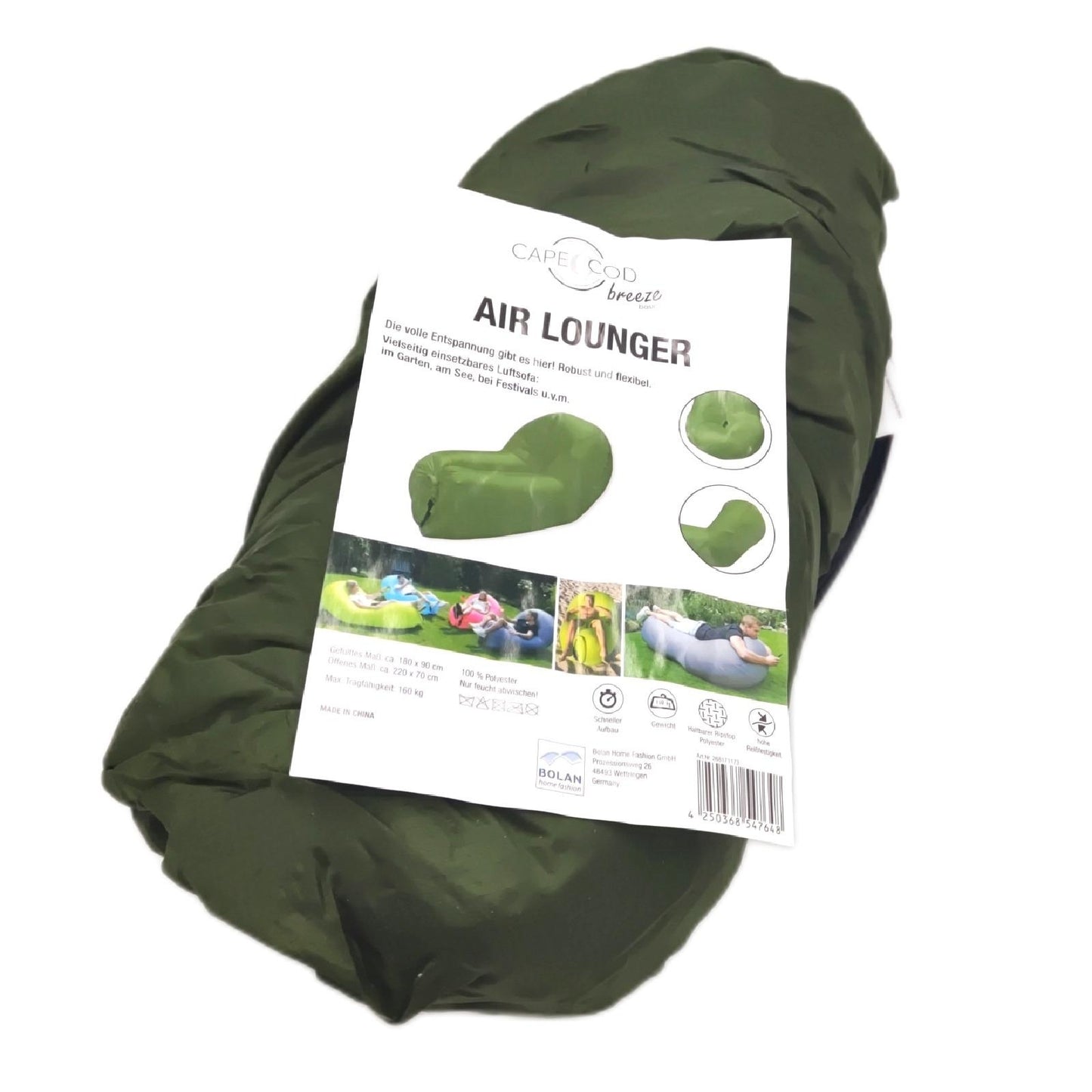 Air Lounge Sofa Sitzmöbel Air Lounge Sofa Peacock Khaki Komfort Design