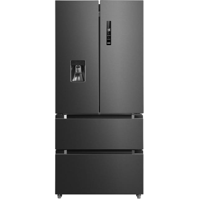 HANSEATIC French Door HFD18983DWDBI, 189,8 cm, schwarz