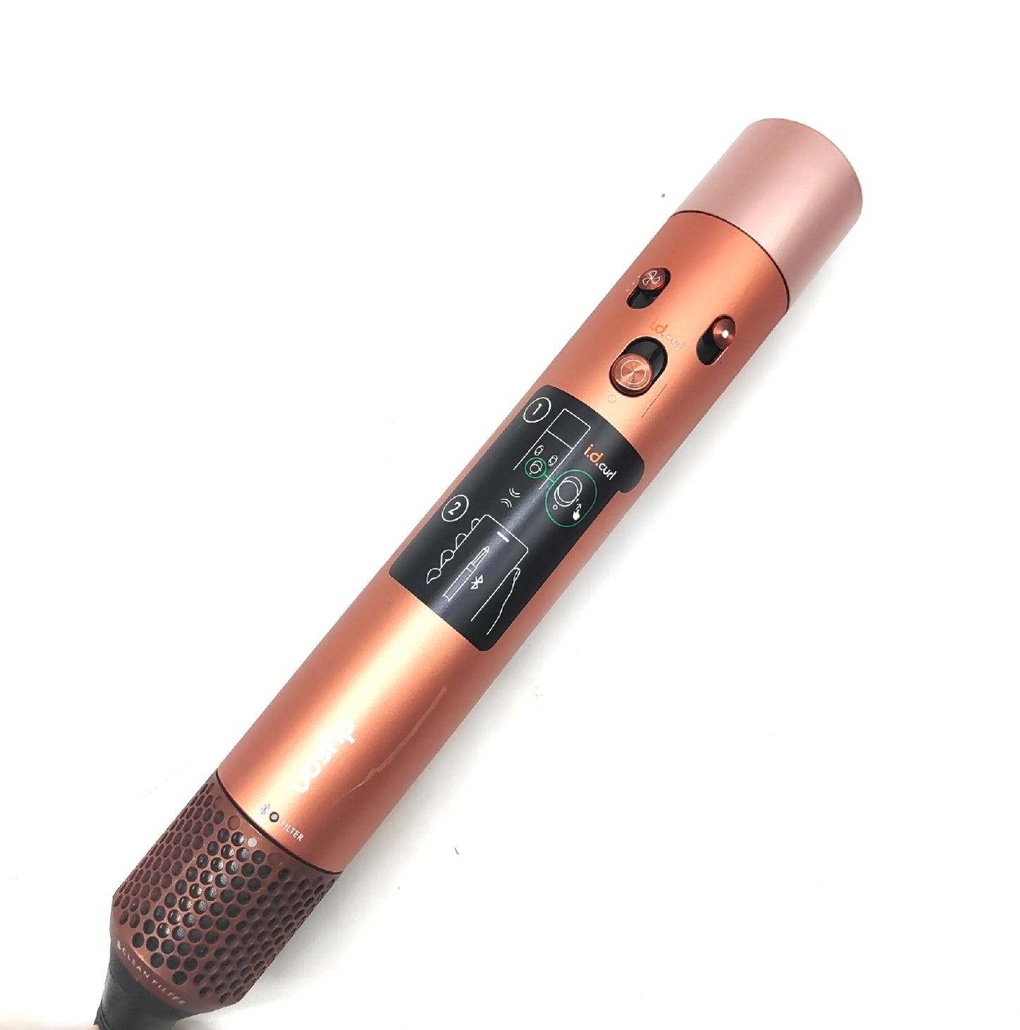 Dyson Haartrockner Styler Haarpflege Airwrap Amber Zubehör für Glattes und Welliges