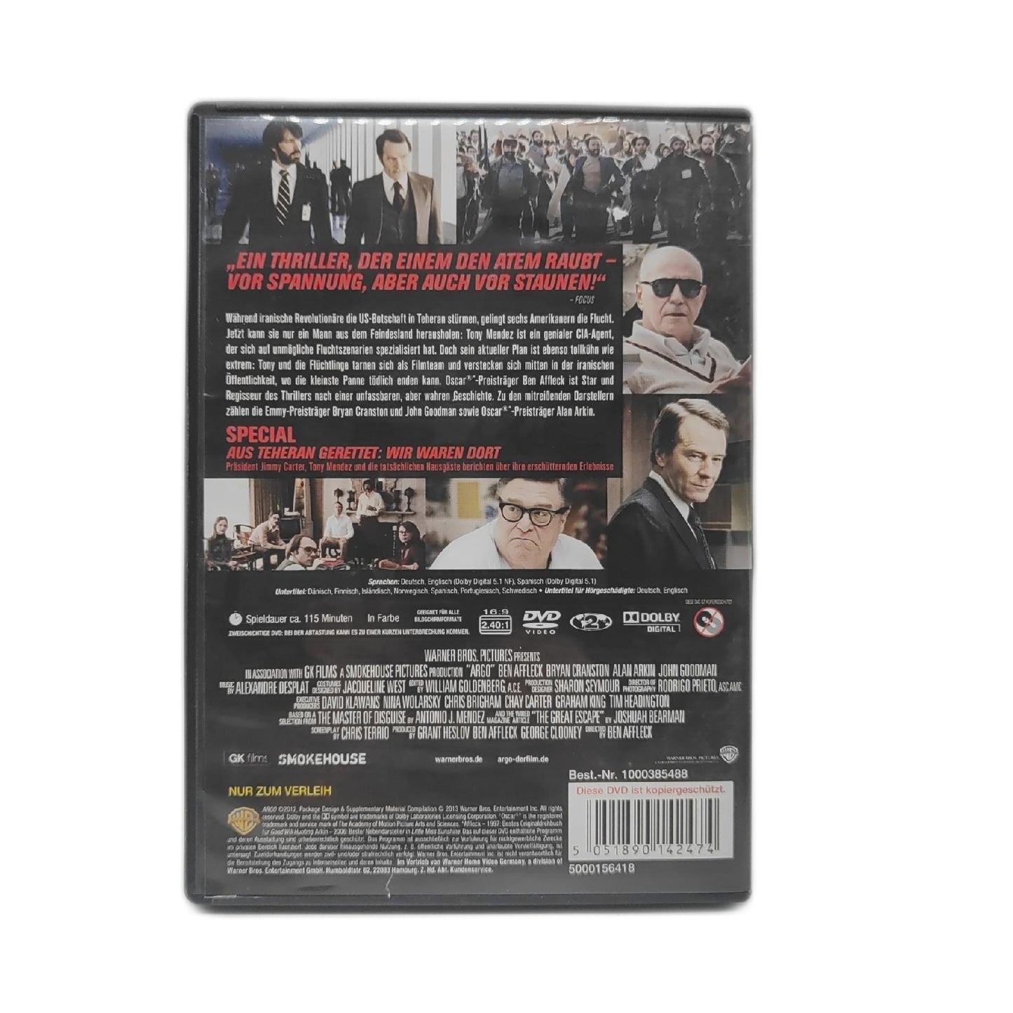 Argo DVD Ben Affleck