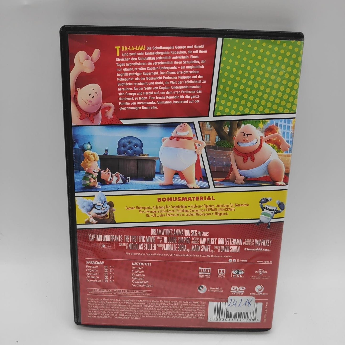 Captain Underpants - Der supertolle erste Film (DVD)
