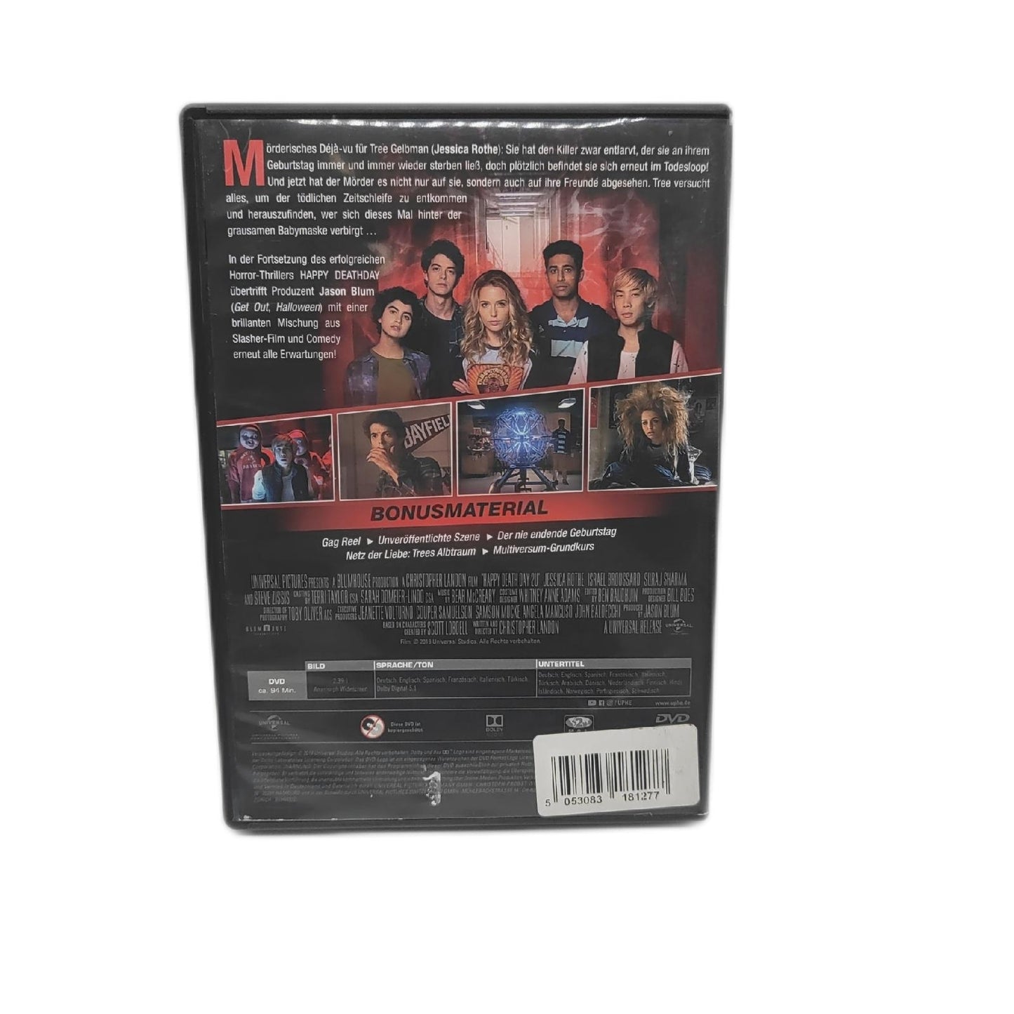 Happy Death Day 2 U DVD