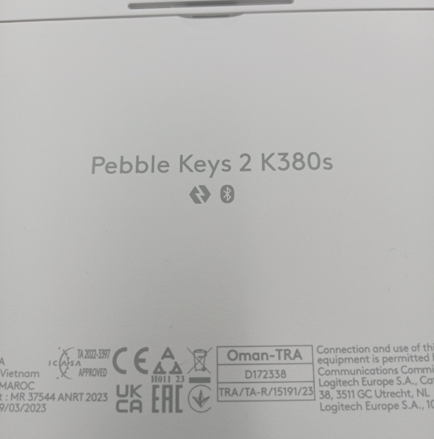 Logitech Pebble 2 Combo US QWERTY International unvollständig Maus fehlt