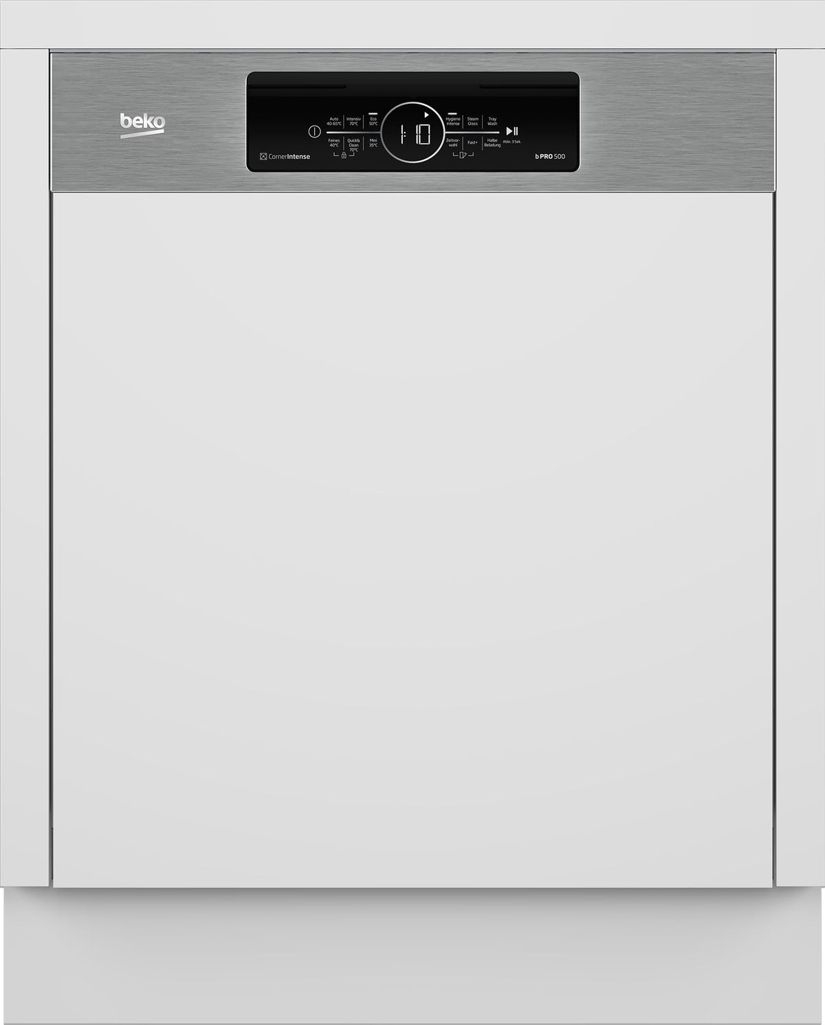 BEKO teilintegrierbarer Geschirrspüler, BDSN38440X, 60cm, edelstahl