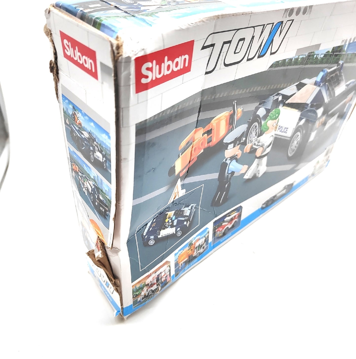 Sluban Spielzeug Auto Polizei Town Police Car 284 Teile Bausatz für Kinder Kit