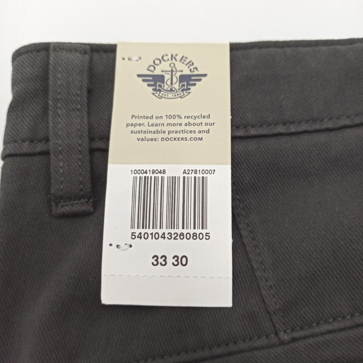 Dockers Herren Smart Supreme Flex Slim Jeans, Steelhead, 33W / 30L EU
