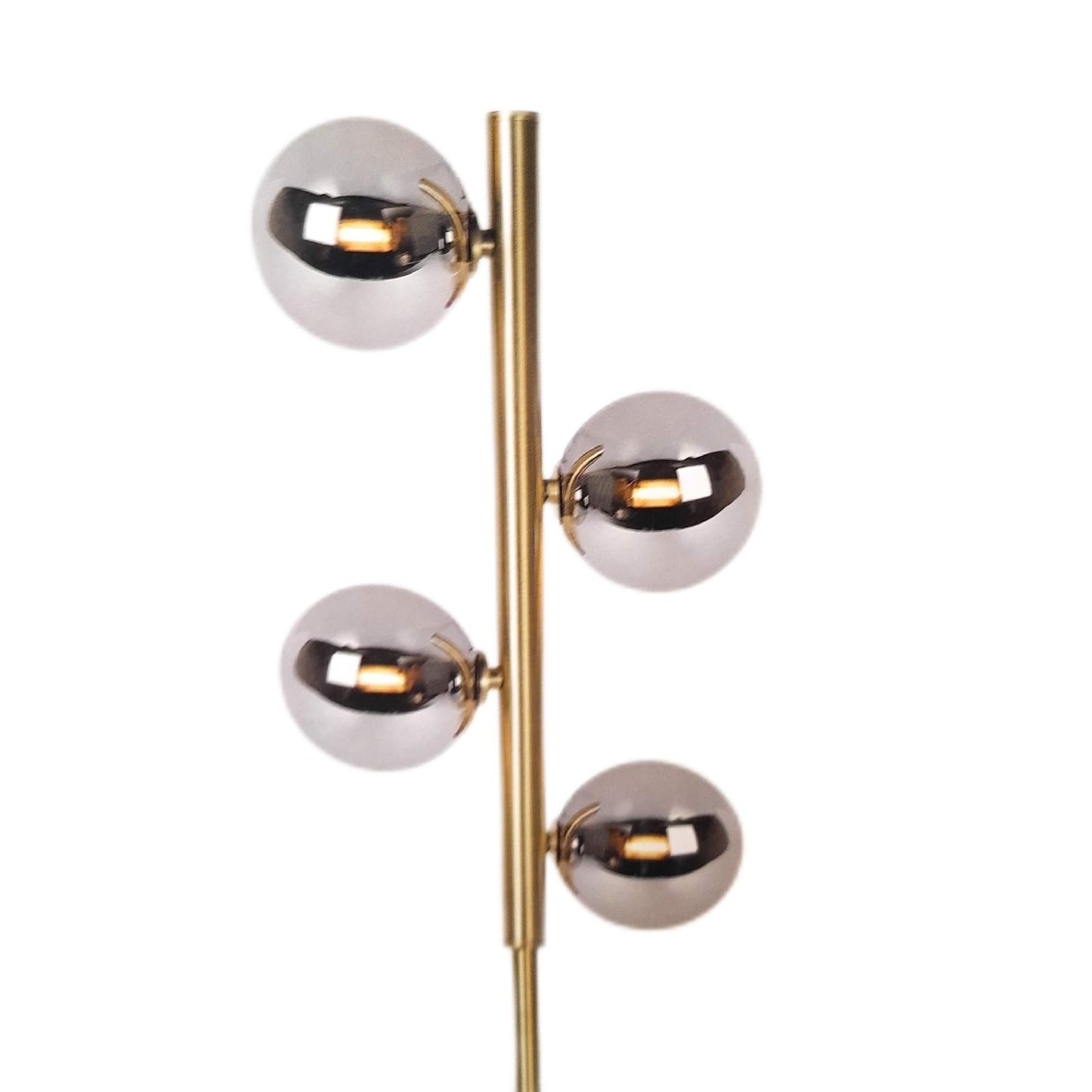 Lucide Stehleuchte Beleuchtung Tycho Schwarz 4 x 28 Watt Design Wohnzimmerlampe