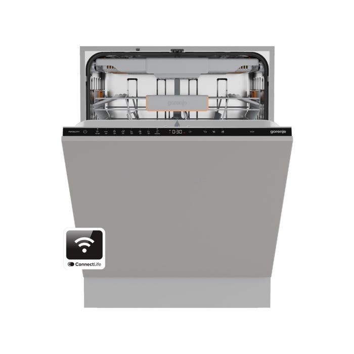 GORENJE vollintegr. Geschirrspüler GV673C65 60 cm, edelstahl