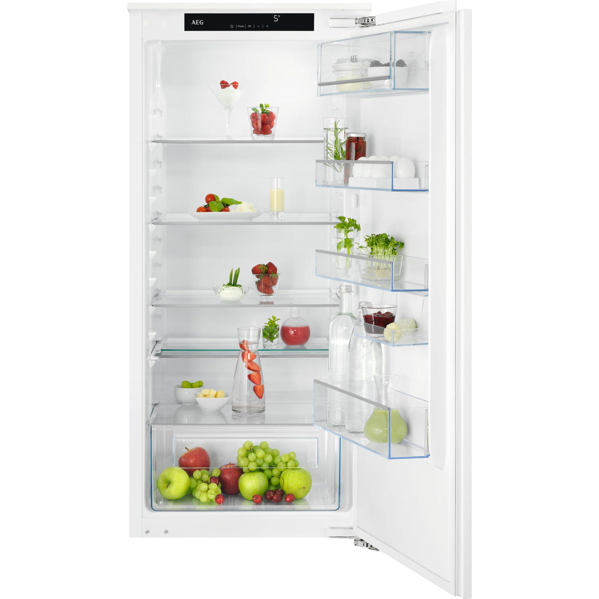 AEG Einbaukühlschrank TSK5O12WDF 933033257, 122,4 cm, weiß