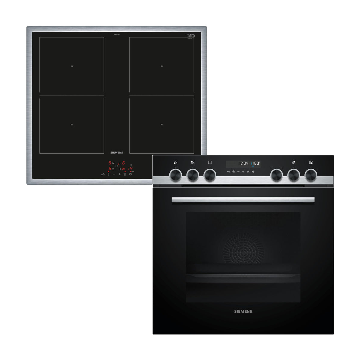 SIEMENS Induktions Herd-Set iQ500 PQ521DB1ZM, 60cm, schwarz