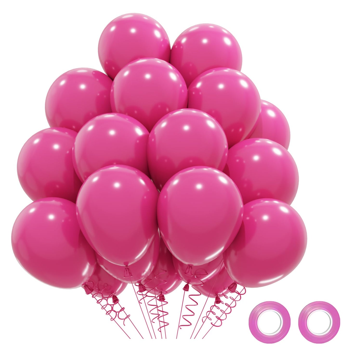 Luftballons Ballon Dekoration Rose Rot 52 Stück Geburtstag Party Feier