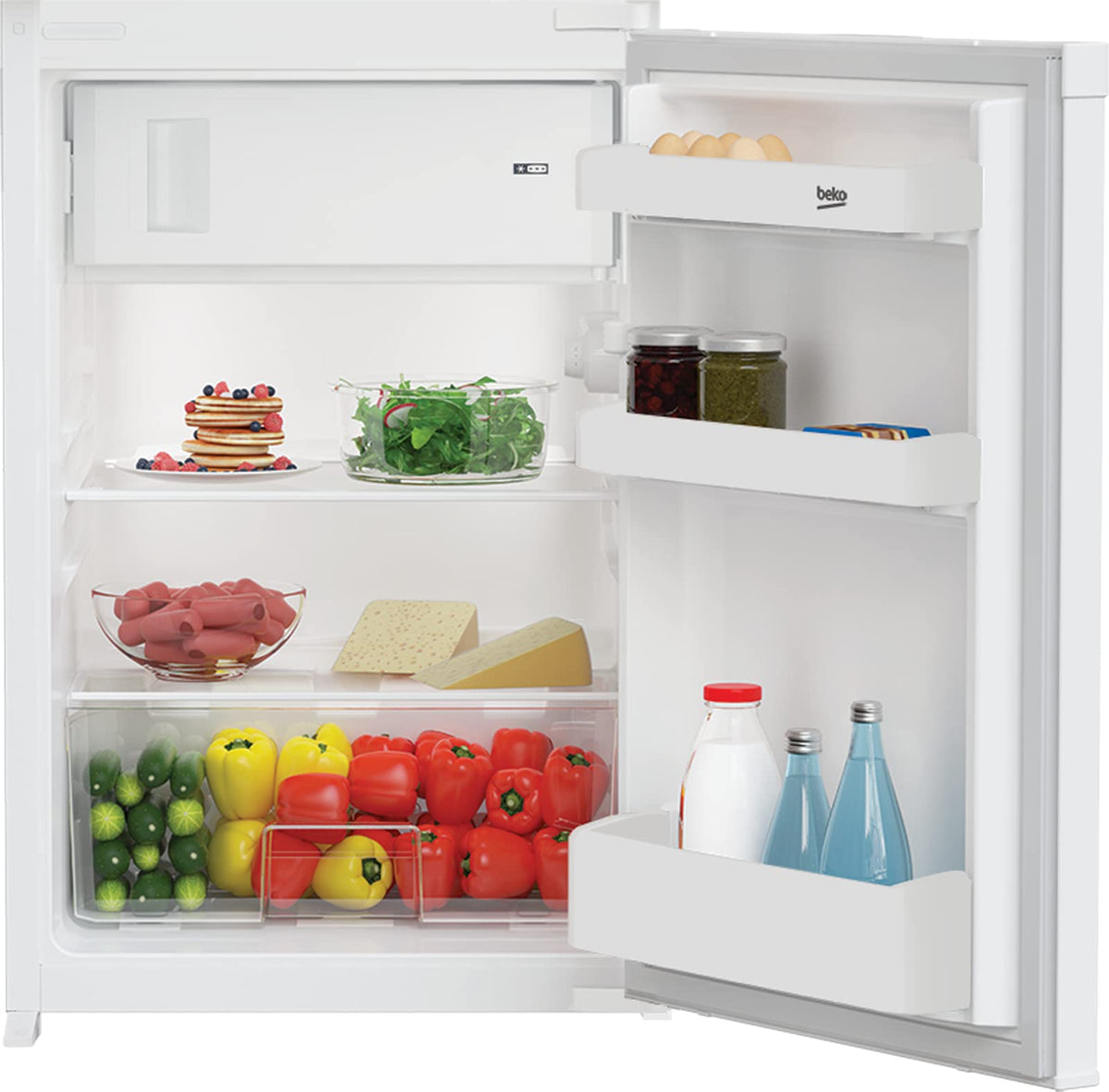 BEKO Einbaukühlschrank B1754N, 86,6 cm, weiß