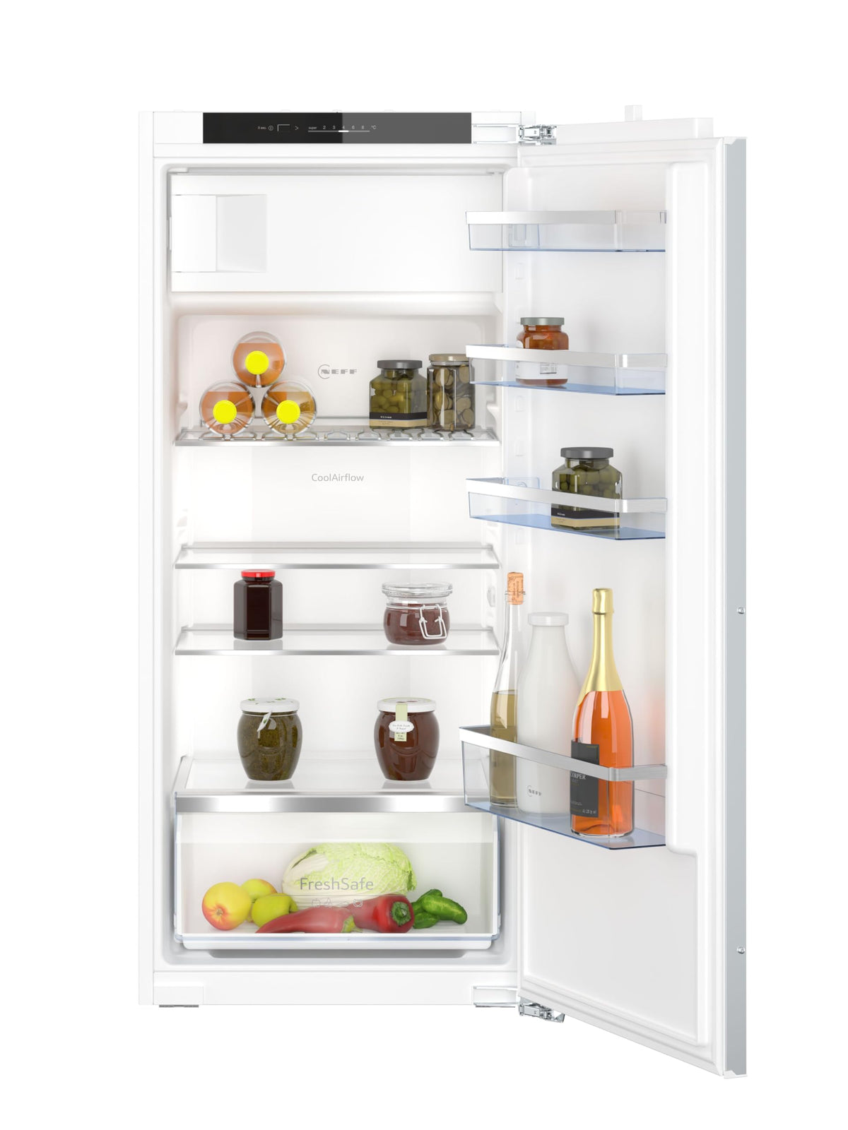 NEFF Einbaukühlschrank KI2422FE0, 122,1 cm weiß