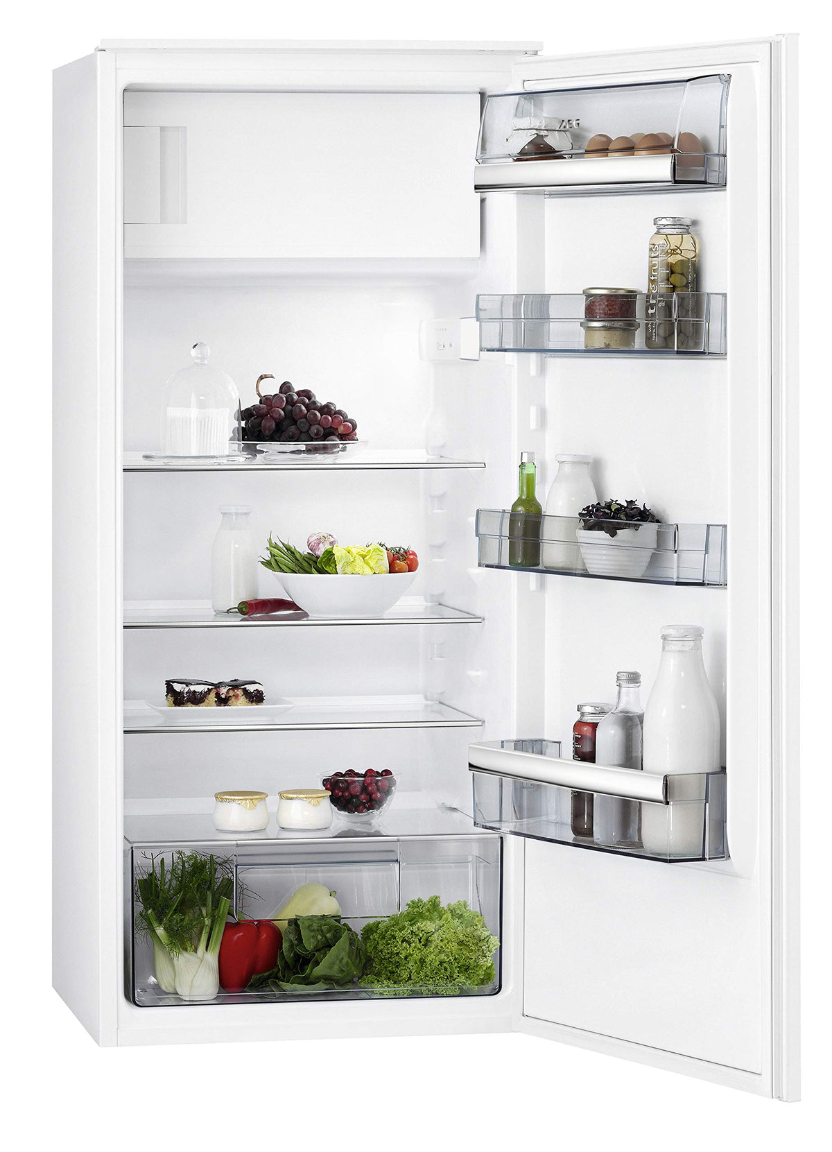 AEG Einbaukühlschrank SFE712FAAS, 121,8 cm, weiß