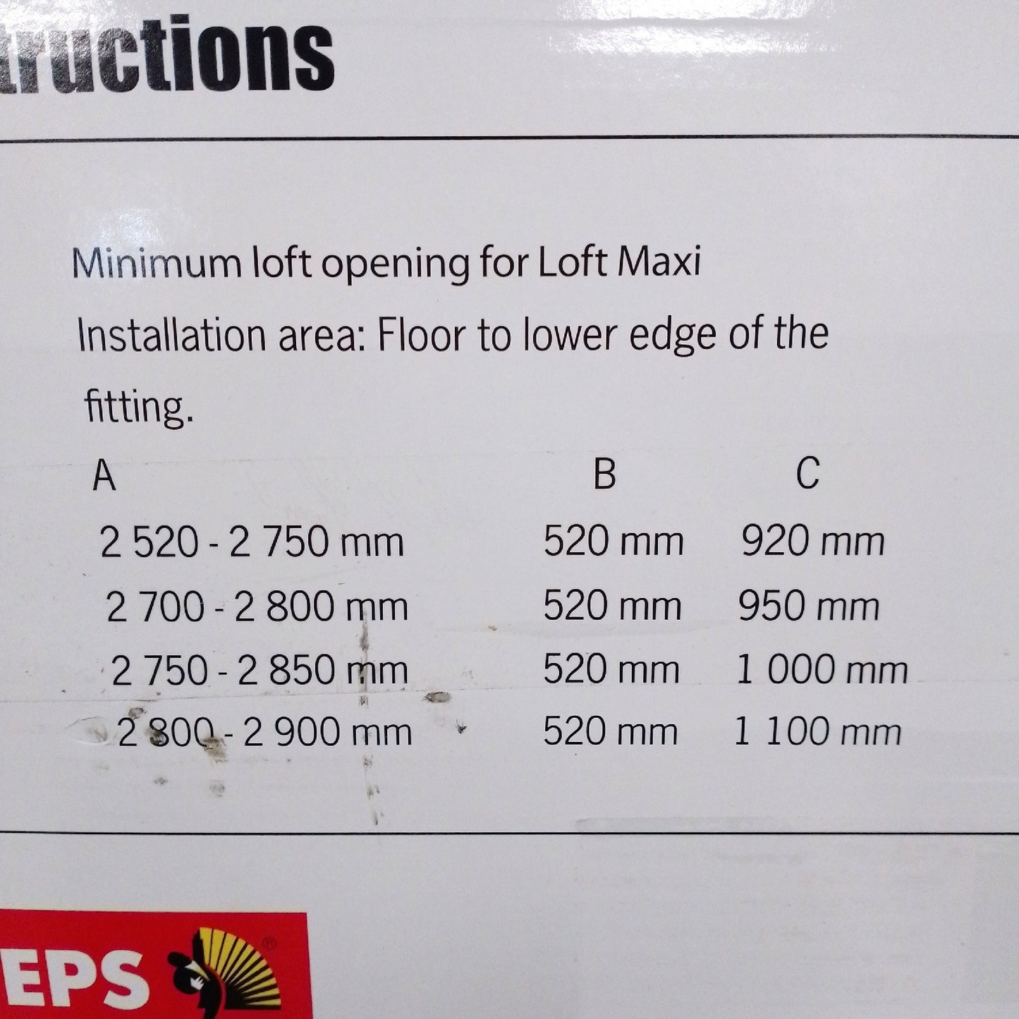 Telesteps Teleskopleiter Loft Line Maxi (Deckenöffnung: Min. 52 x 92 â 110 cm)