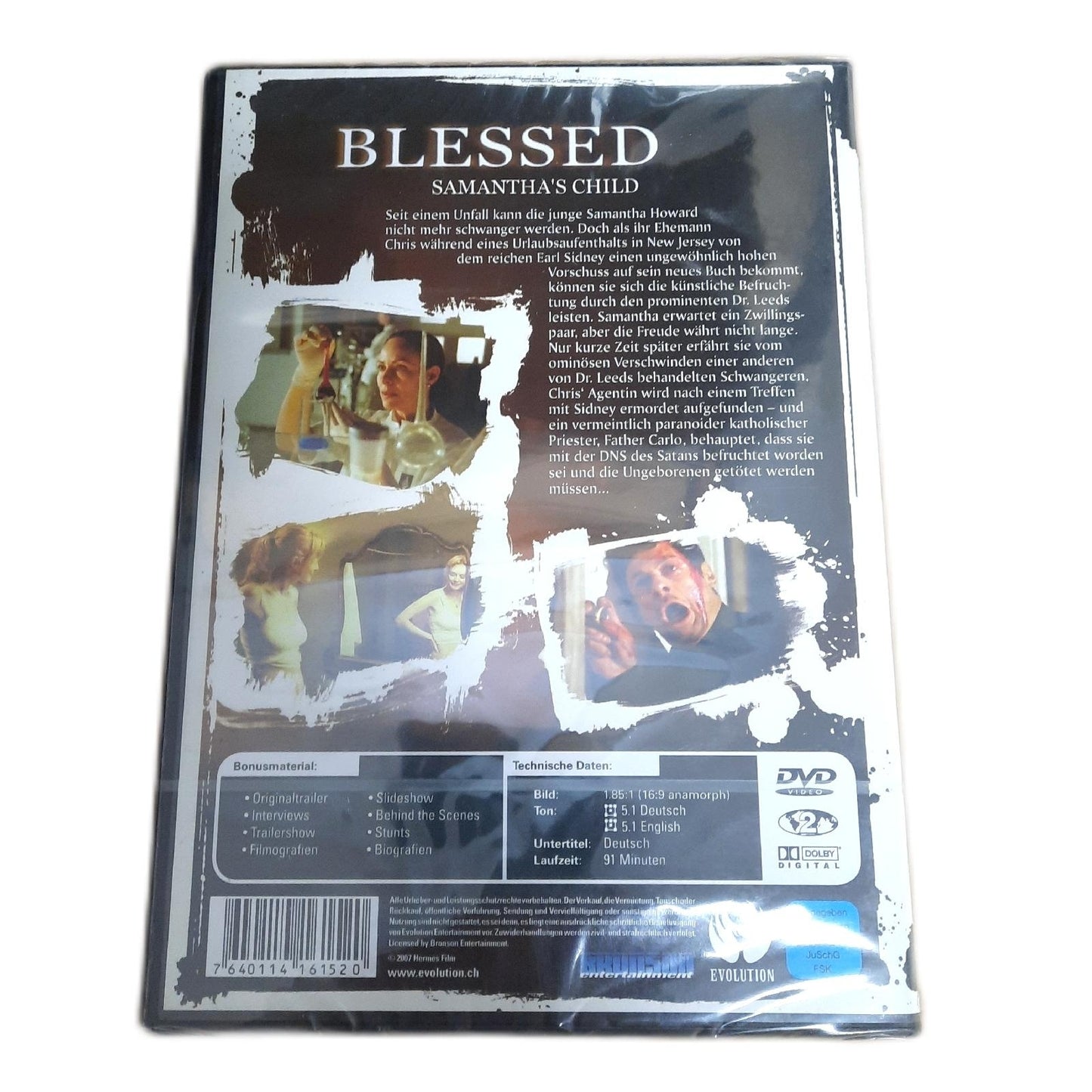 Blessed:Samantha's Child, Heather Graham, Deutsch, FSK 16, Bonusmaterial