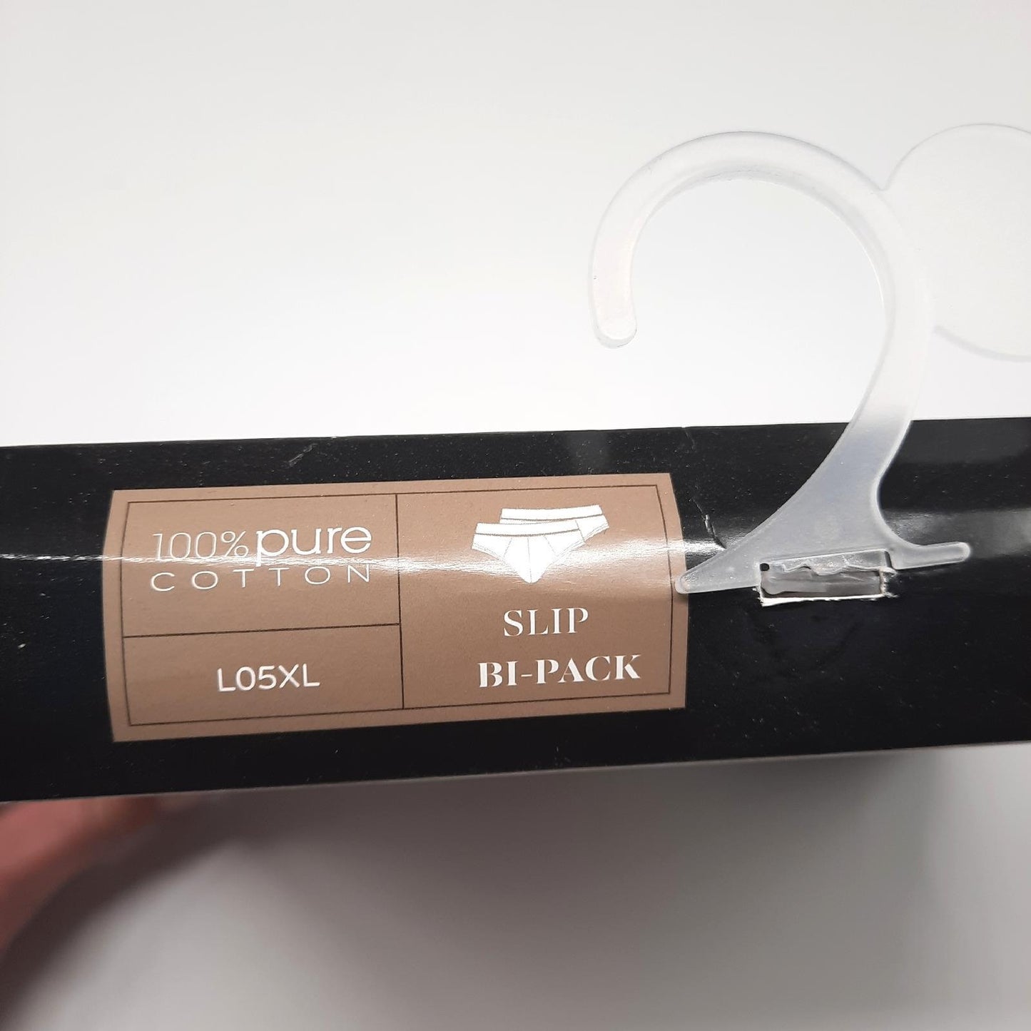 LVB Slip Unterwäsche Herren Baumwolle Bi pack x2 Weiß 3 S Komfort Alltag
