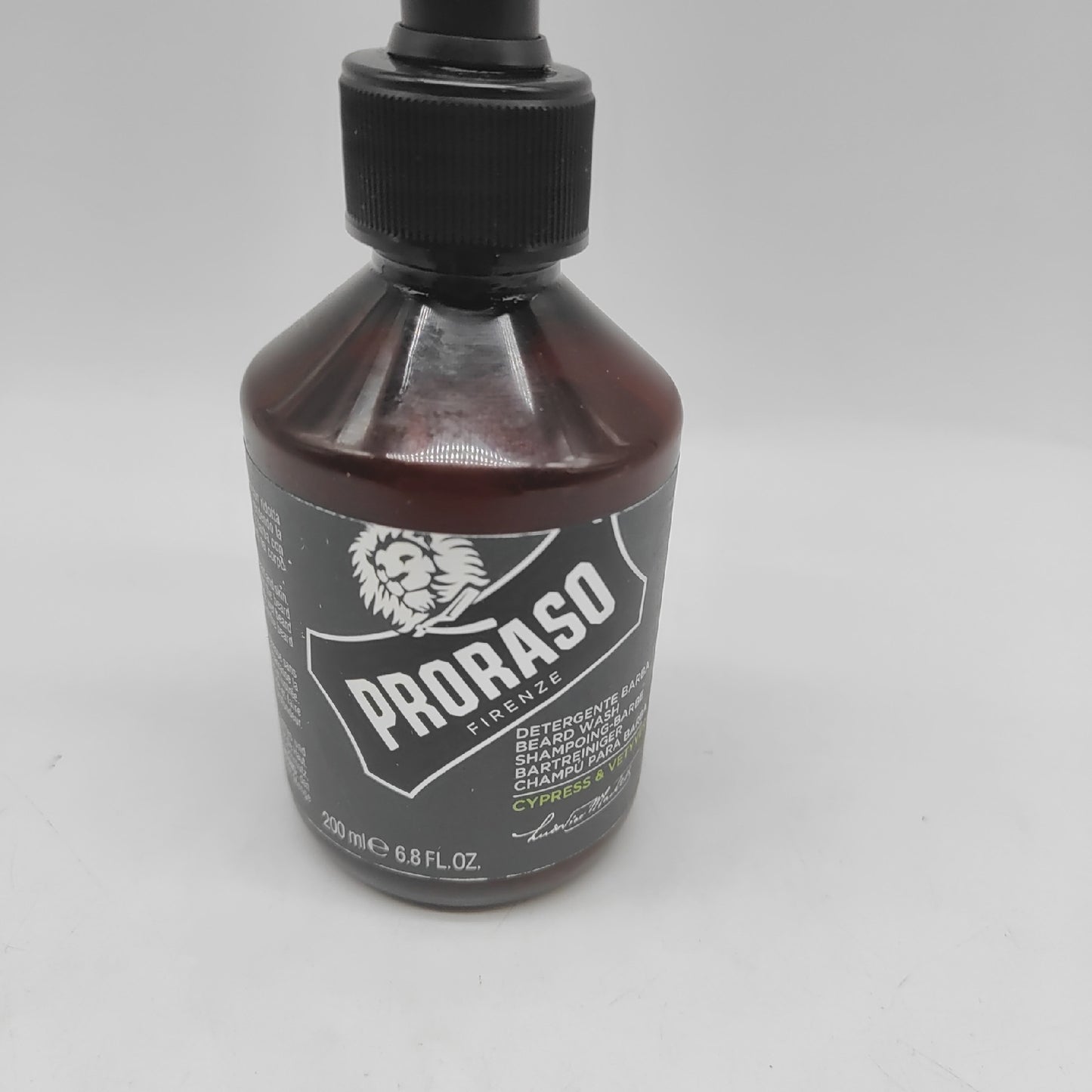 Proraso Bartshampoo Bartpflege Detergente Barba Cypress Vetyver 200 ml