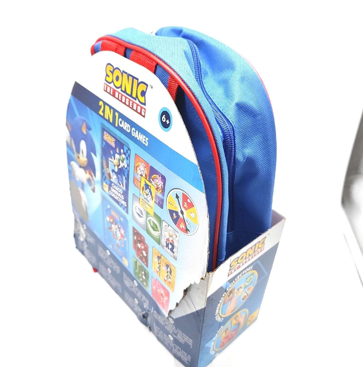 Lisciani Rucksack Set Spiele Reisespiele Sonic Kartenspiele Lernen Abenteuer Set
