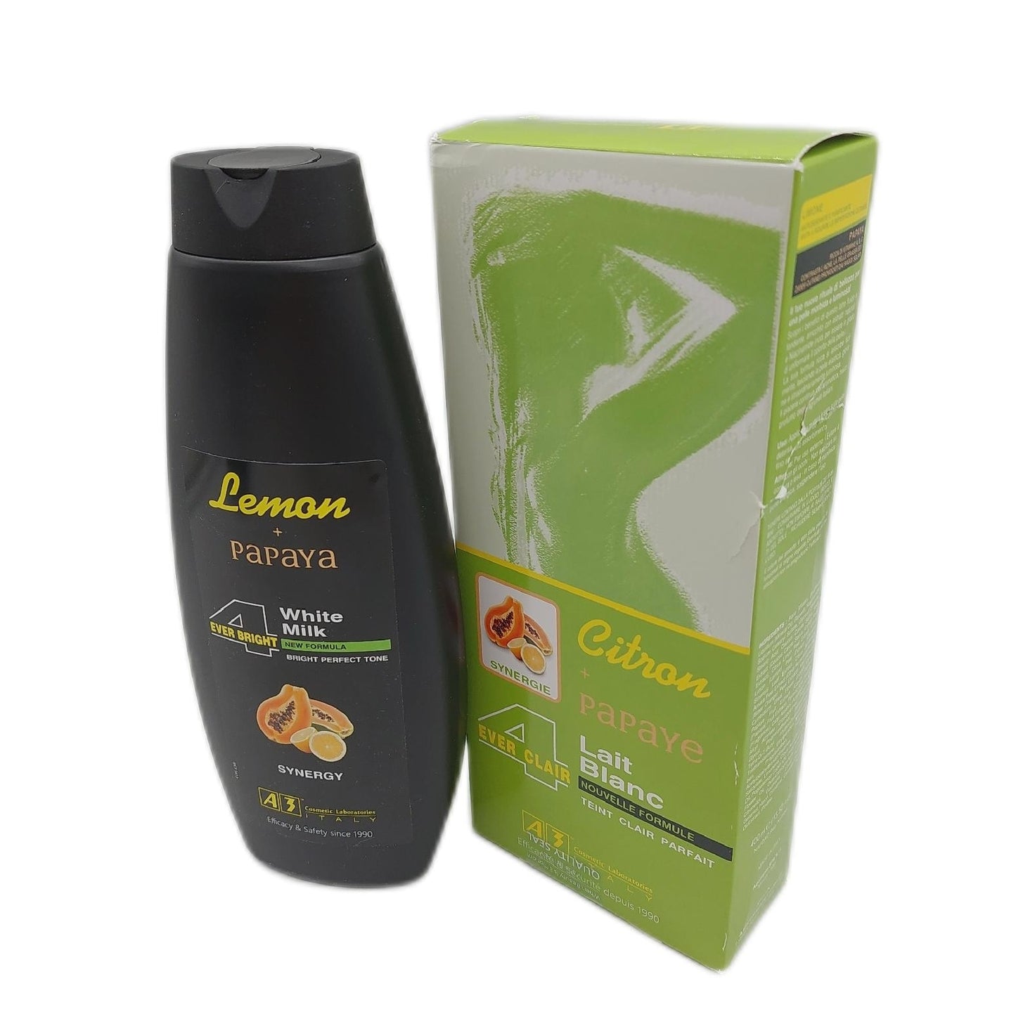 A3 Zitronen-Papaya-Weißmilch 400 ml, Prestige Bade- und Duschgel