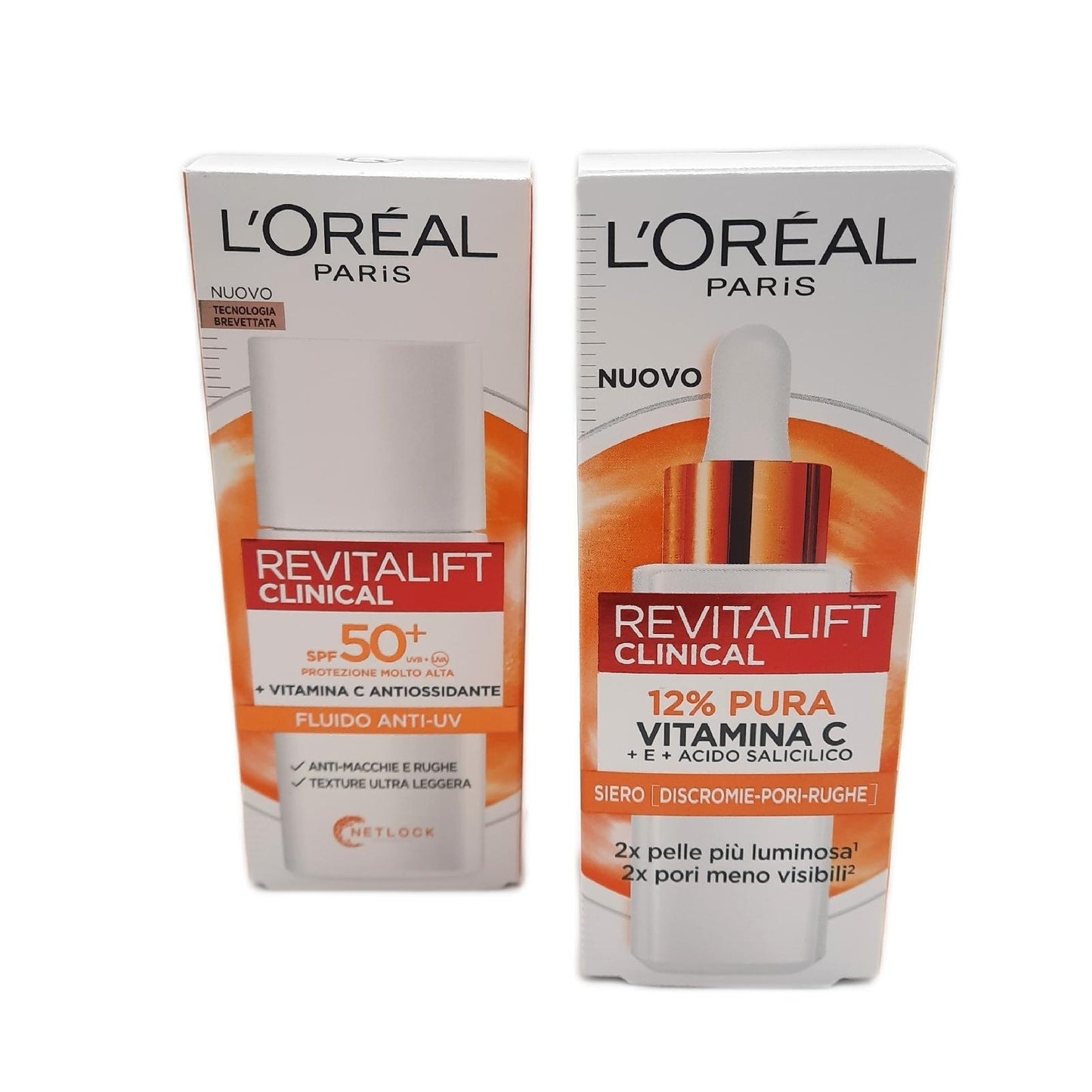 L'Oréal Paris Weihnachtsbox 2024 mit UV-Schutzflüssigkeit SPF50+ - Unvollständig