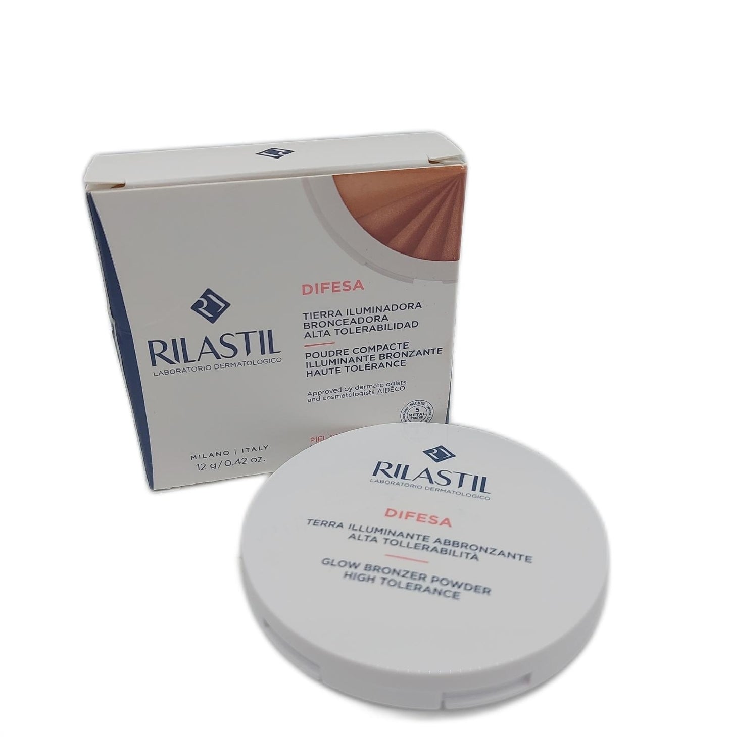 Rilastil Bronzer Make up Gesicht Illuminierend Pflegend Empfindliche Haut 9 g