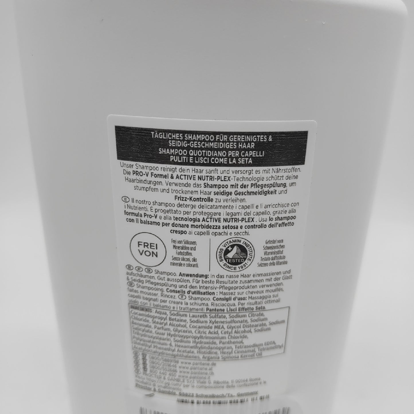 Pantene Shampoo Haarpflege Silk Effect Smooth für krauses und stumpfes Haar Pflege